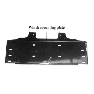 ECB Black Ripple 9,000lb Winch Mounting Kit to suit Toyota LandCruiser 100 Series IFS 04/98 - 10/07