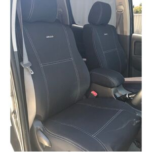 Wetseat Seat Cover Bundle with Black Stitching to suit Toyota Hilux N70 09/2009 - 07/2015 Dual Cab (SR)
