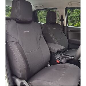 Wetseat Seat Cover Bundle with Black Stitching to suit Mazda BT-50 TF 2020 - Onwards Dual Cab