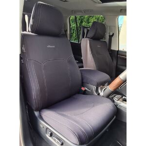 Wetseat Seat Cover Bundle with Black Stitching to suit Toyota Landcruiser 200 Series 10/2015-08/2021 (SAHARA)