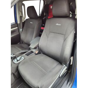 Wetseat Seat Cover Bundle with Blue Stitching to suit Toyota Hilux N80 09/2015 - Onwards Dual Cab (SR/SR5/ROGUE/RUGGED/X)