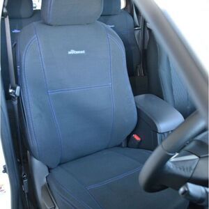 Wetseat Seat Cover Bundle with Charcoal Stitching to suit Holden Colorado RG 10/2013 - 10/2016 Dual Cab (LTZ)