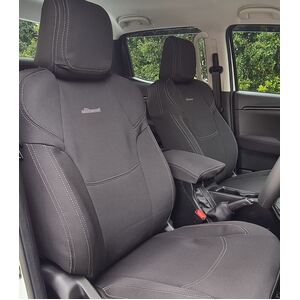 Wetseat Seat Cover Bundle with Charcoal Stitching to suit Isuzu D-Max 10/2016 - 06/2020 Dual Cab