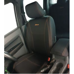 Wetseat Seat Cover Bundle with Orange Stitching to suit Ford Ranger PX 07/2015 - 11/2020 Dual Cab