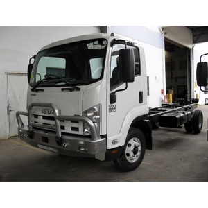 ECB Polished Deluxe 3 BullBar to suit Isuzu FRR500 (FH) 2008 - Onwards