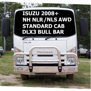 ECB Polished Deluxe 3 BullBar to suit Isuzu NLR NH 2008 - 11/21