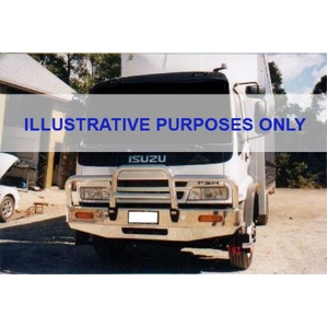 ECB Black Ripple Powdercoat Deluxe 3 BullBar to suit Isuzu FTR900 (F3) Upgrade 2003 - 2005