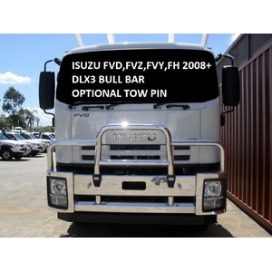 ECB Polished Deluxe 3 BullBar to suit Isuzu FV (FH) Euro 5 ISJZ 2011 - 11/21