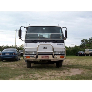 ECB Textura Black Powdercoat Deluxe 3 BullBar to suit UD LK 150 2003 - 2007