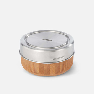 Black Blum Glass Lunch Pot .6L Almond