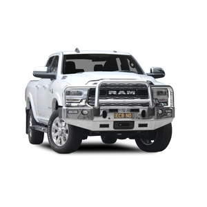 ECB Polished Winch BullBar with Bumper Lights to suit Dodge Ram 2500 DJ MKII 2019 - Onwards