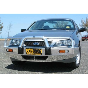 ECB Textura Black Powdercoat BullBar to suit Ford Falcon BA Excludes XR 10/02 - 09/06