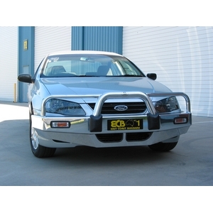 ECB Black Ripple Powdercoat BullBar to suit Ford Falcon BF MKII/MKIII Excludes XR 10/06 - 04/08
