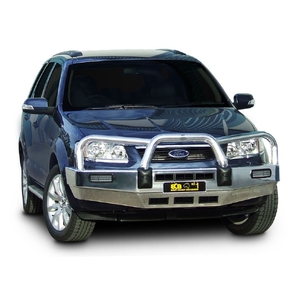 ECB Silver Hammertone Powdercoat BullBar to suit Ford Territory SY MKII 05/09 - 04/11