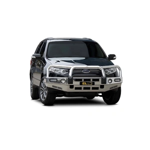 ECB Polished BullBar with Bumper Lights to suit Ford Territory SZ 05/11 - 09/14
