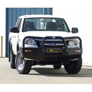ECB Textura Black Powdercoat BullBar to suit Ford Ranger PJ 12/06 - 03/09