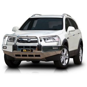 ECB Silver Hammertone Powdercoat BullBar to suit Holden Captiva 7 Series 2 Non Sen Mod 03/11 - 12/15