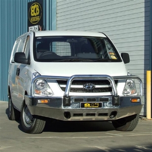 ECB Silver Hammertone Powdercoat BullBar to suit Hyundai I-Max 2008 - 10/15