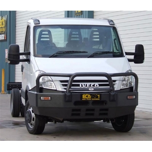ECB Black Ripple Powdercoat BullBar to suit Iveco Daily 50C 05/07 - 02/12