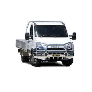 ECB Polished BullBar with Bumper Lights to suit Iveco Daily 50C 02/12 - 12/14