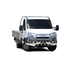 ECB Silver Hammertone Powdercoat BullBar with Bumper Lights to suit Iveco Daily 50C 02/12 - 12/14