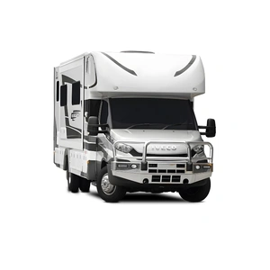 ECB Polished BullBar with Bumper Lights to suit Iveco Daily 70C 02/15 - 01/21