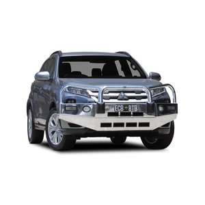 ECB Silver Hammertone Powdercoat BullBar to suit Mitsubishi ASX 2.0L Petrol 09/19 - 10/22