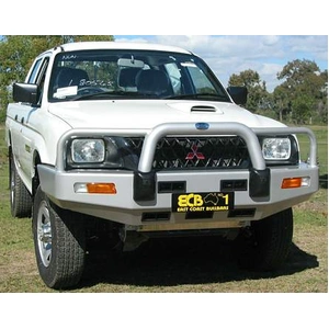 ECB Black Ripple BullBar to suit Mitsubishi Triton MK 4WD TURBO D 04/03 - 06/06