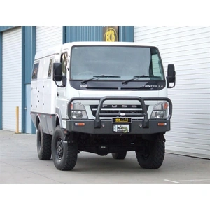 ECB Black Ripple Winch BullBar to suit Fuso Canter 4X4 02/05 - 04/12