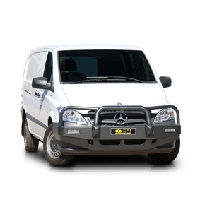 ECB Silver Hammertone Powdercoat BullBar to suit Mercedes-Benz Vito 02/11 - 02/15