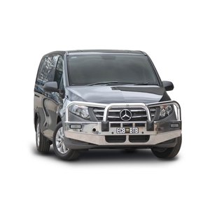 ECB Silver Hammertone Powdercoat BullBar to suit Mercedes-Benz Valente 03/18 - 11/20