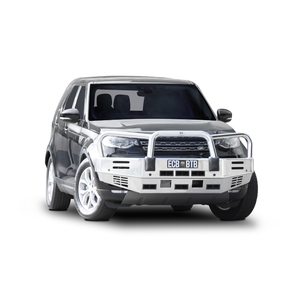 ECB Silver Hammertone Powdercoat BullBar to suit Landrover Discovery 5 No Camera 12/17 - 11/20