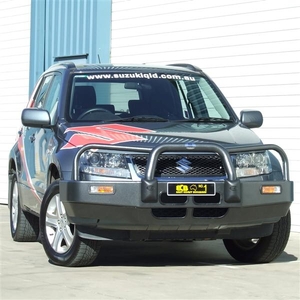 ECB Black Ripple Powdercoat BullBar to suit Suzuki Grand Vitara Drum Rear BR 08/05 - 07/08