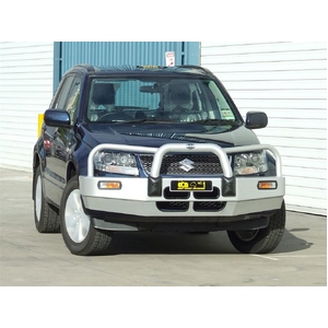 ECB Textura Black Powdercoat BullBar to suit Suzuki Grand Vitara Disc Rear BR 09/08 - 07/12