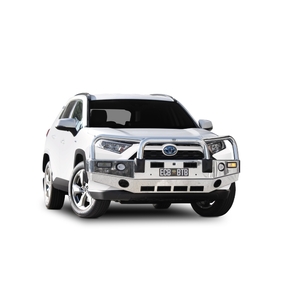 ECB Textura Black Powdercoat BullBar with Bumper Lights to suit Toyota Rav4 Cruiser 01/19 - Onwards