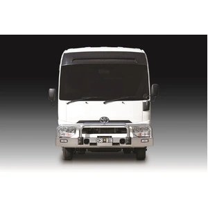 ECB Black Ripple BullBar to suit Toyota Coaster 04/17 - 12/21