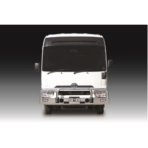 ECB Polished BullBar to suit Toyota Coaster 04/17 - 12/21
