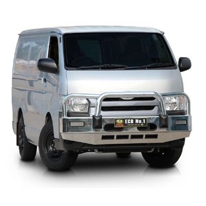 ECB Black Ripple BullBar to suit Toyota HiAce MWB 02/14 - 05/19