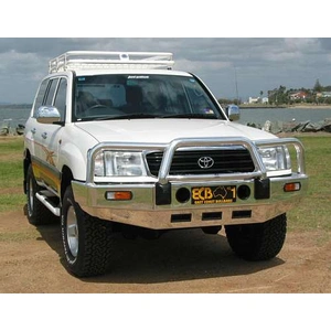 ECB Black Ripple BullBar to suit Toyota LandCruiser 100 Series Live Coil 04/98 - 10/07