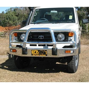 ECB Polished BullBar to suit Toyota LandCruiser 78 Series Until - 02/07
