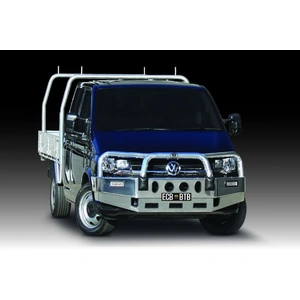 ECB Silver Hammertone BullBar to suit Volkswagen Transporter 07/15 - 05/20