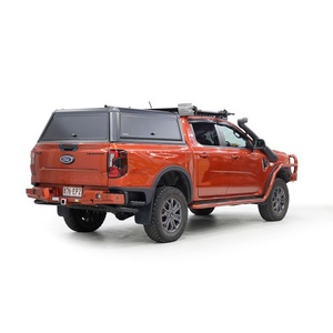 Aeroklas Aluminium Canopy to suit Ford Ranger Extra Cab 06/22 - Onwards (Black)