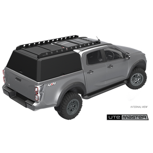 Utemaster MK3 Centurion Canopy with Cantilever Roof Rack to suit Isuzu D-Max X-Terrain Dual Cab 2020 - Onwards