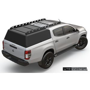 Utemaster MK3 Centurion Canopy with Cantilever Roof Rack to suit Mitsubishi Triton Dual Cab MQ/MR 2015 - 2023