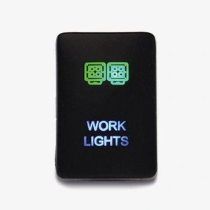 Lightforce Work Lights Switch for Toyota Landcruiser 200 Series 2008 - 2020 (Green LED)