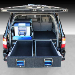 MSA 4x4 Dual Drawer Kit for Toyota LandCruiser 100 Series