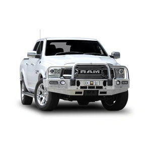 ECB Black Ripple Winch BullBar with Bumper Lights to suit Dodge Ram 1500 DS Laramie 07/18 - Onwards