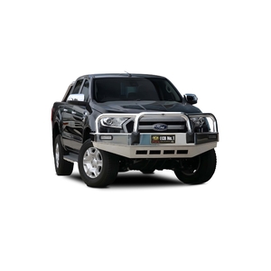 ECB Textura Black Powdercoat BullBar to suit Ford Ranger PX MKII 4WD Highrise 07/15 - 08/18