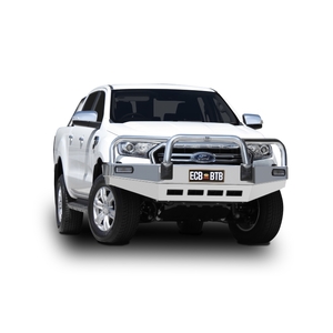 ECB Textura Black Powdercoat BullBar to suit Ford Ranger PX MKIII 4WD Highrise 09/18 - 04/22