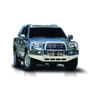 ECB Black Ripple BullBar with Bumper Lights to suit Great Wall Steed Dual Cab 07/16 - 08/21